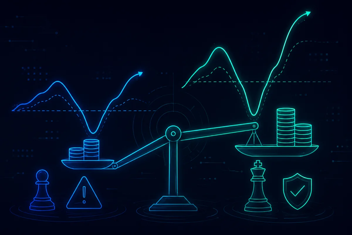 Double risk in capital management: what happens to drawdown and returns when risk is doubled